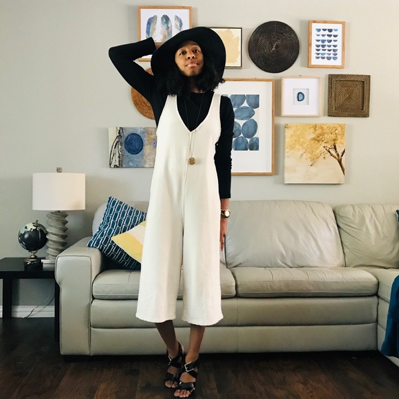 Anthropologie Pants - Anthropologie Adobe Terry Oversized Boho Jumper